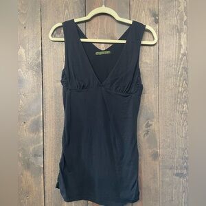 Velvet Classic Black V-Neck top